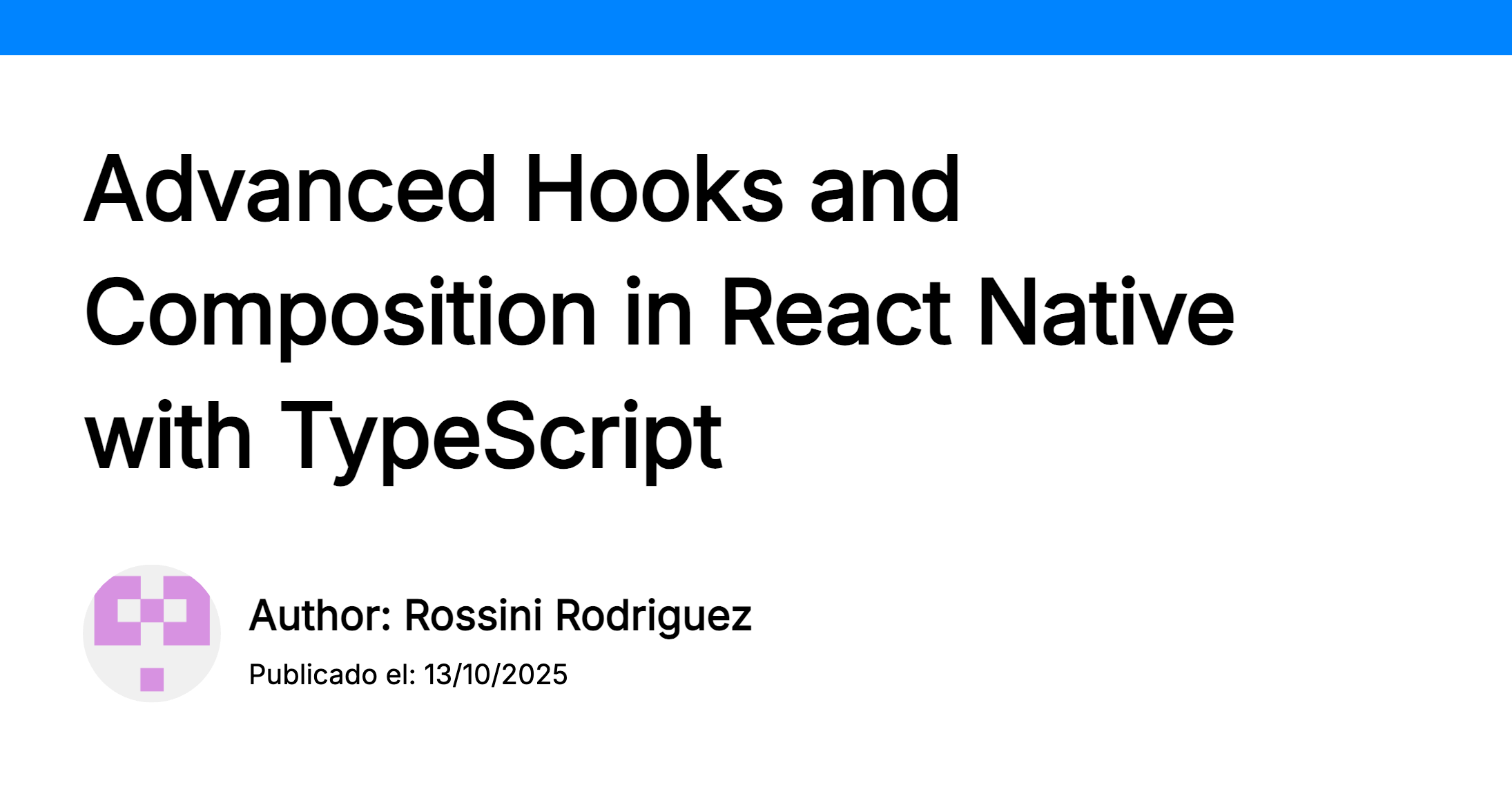 Advanced Hooks and Composition in React Native with TypeScript